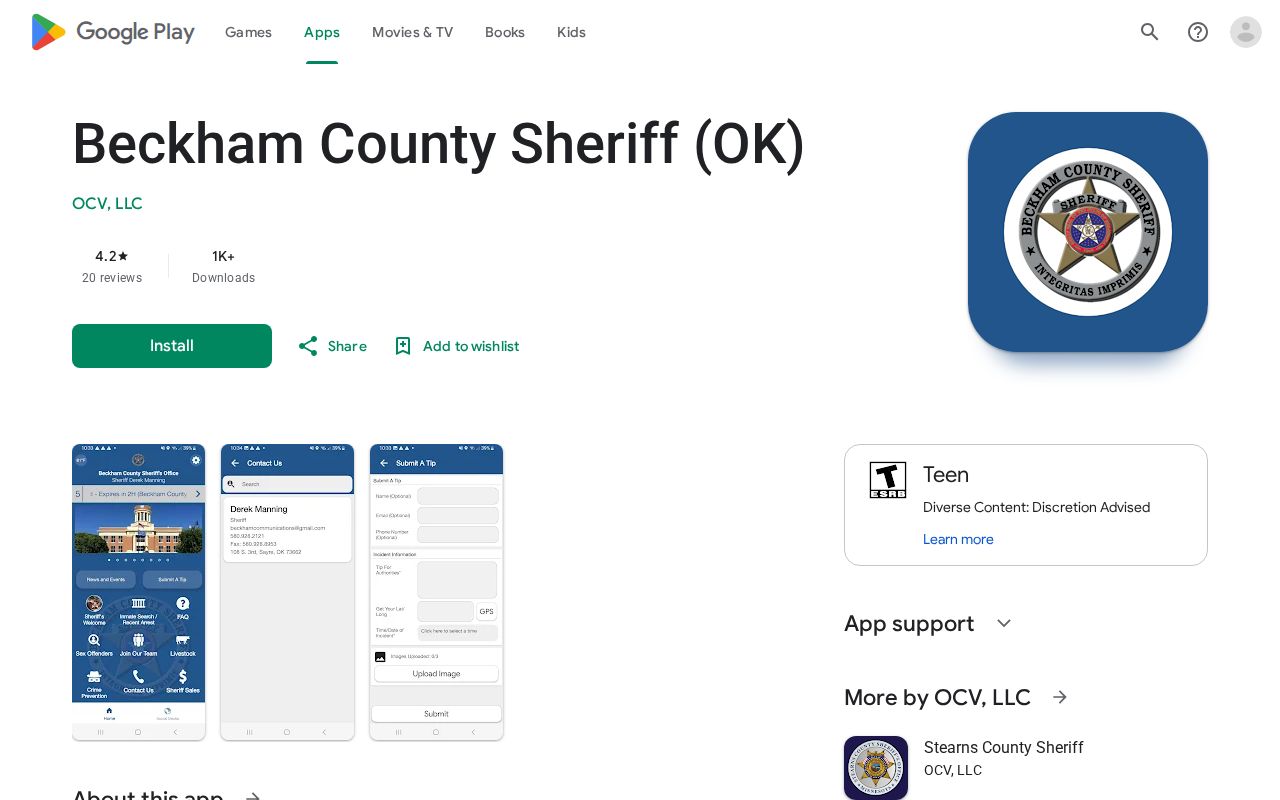 Beckham County sheriff app used as a lead for 24-hour jail release records